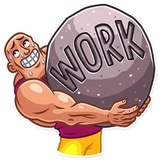 Bodybuilder WhatsApp Sticker #27