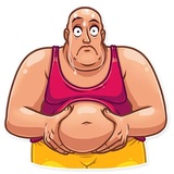 Bodybuilder WhatsApp Sticker #30