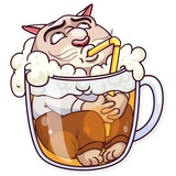 Big Boss Cat WhatsApp Sticker #11