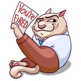 Big Boss Cat WhatsApp Sticker #12