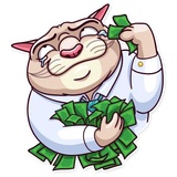 Big Boss Cat WhatsApp Sticker #18