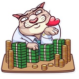 Big Boss Cat WhatsApp Sticker #2