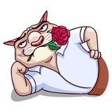 Big Boss Cat WhatsApp Sticker #24