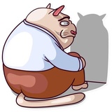 Big Boss Cat WhatsApp Sticker #29