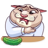 Big Boss Cat WhatsApp Sticker #4