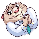 Big Boss Cat WhatsApp Sticker #8