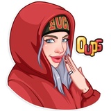 Billie Eilish WhatsApp Sticker #17