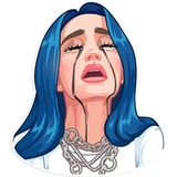 Billie Eilish WhatsApp Sticker #19