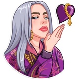 Billie Eilish WhatsApp Sticker #2