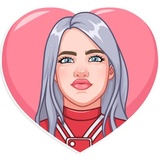 Billie Eilish WhatsApp Sticker #28
