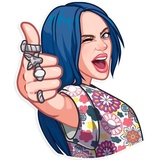 Billie Eilish WhatsApp Sticker #3