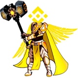 Binance Angel WhatsApp Sticker #3
