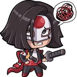 BlackCross Suicide Squard WhatsApp Sticker #3