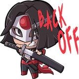 BlackCross Suicide Squard WhatsApp Sticker #6