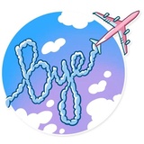 Blondie Vacation WhatsApp Sticker #20