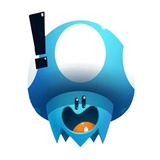 Blue Ghost WhatsApp Sticker #13