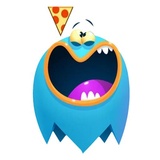 Blue Ghost WhatsApp Sticker #16