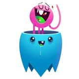 Blue Ghost WhatsApp Sticker #18