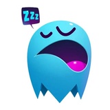 Blue Ghost WhatsApp Sticker #19