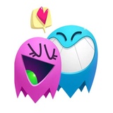Blue Ghost WhatsApp Sticker #2