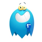 Blue Ghost WhatsApp Sticker #27