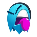 Blue Ghost WhatsApp Sticker #28