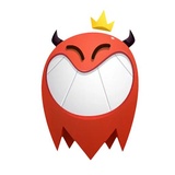 Blue Ghost WhatsApp Sticker #3