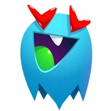 Blue Ghost WhatsApp Sticker #9