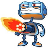 Robo Blues WhatsApp Sticker #12