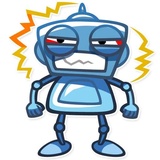 Robo Blues WhatsApp Sticker #13