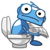 Robo Blues WhatsApp Sticker #19