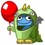 Robo Blues WhatsApp Sticker #23