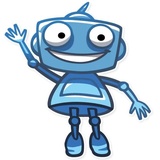 Robo Blues WhatsApp Sticker #25