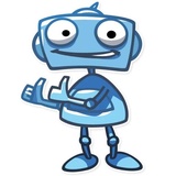 Robo Blues WhatsApp Sticker #3