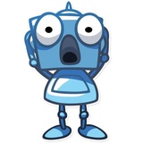 Robo Blues WhatsApp Sticker #4