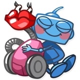 Robo Blues WhatsApp Sticker #5