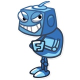 Robo Blues WhatsApp Sticker #8