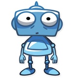 Robo Blues WhatsApp Sticker #9