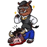 Boar On The Market Club WhatsApp Sticker #9