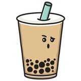 Boba Tea Time WhatsApp Sticker #11
