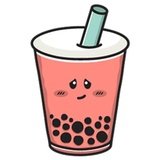 Boba Tea Time WhatsApp Sticker #14