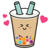 Boba Tea Time WhatsApp Sticker #15
