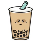 Boba Tea Time WhatsApp Sticker #18