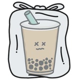 Boba Tea Time WhatsApp Sticker #20