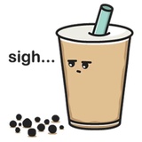 Boba Tea Time WhatsApp Sticker #21