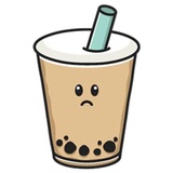 Boba Tea Time WhatsApp Sticker #4
