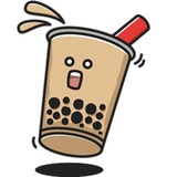 Boba Tea Time WhatsApp Sticker #7