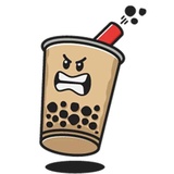 Boba Tea Time WhatsApp Sticker #8