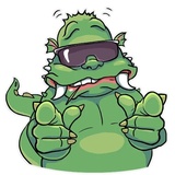 Bolshevik and Reptilians WhatsApp Sticker #12