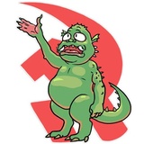 Bolshevik and Reptilians WhatsApp Sticker #16